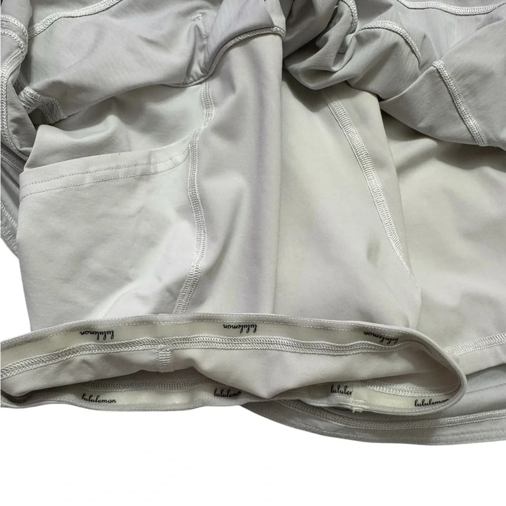 Lululemon White Pace Rival Skirt
